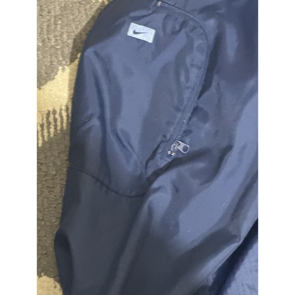 Vintage 90s -00s Nike Jacket Mens XL Blue Full Zip Windbreaker Jacket Y2K - Picture 4 of 9